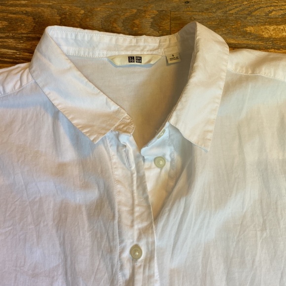 Set of 2 Uniqlo cotton woven blouses - Picture 4 of 4